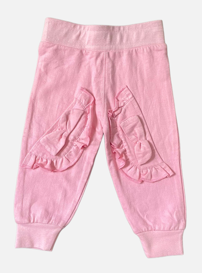 Kids Loopknit Pant (0 - 6 Months) - Pink