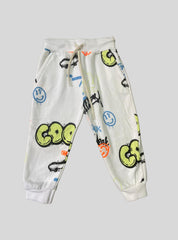 Kids Loopknit Pant - White Cool
