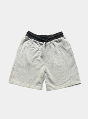 Kids Loopknit Shorts (8 - 9 Years) - Gray Black Dots