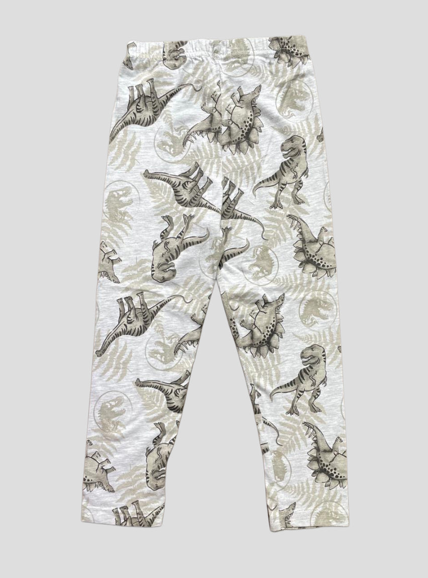 Kids Casual Pant ( 5 - 6 Years) - Grey dinosaurs