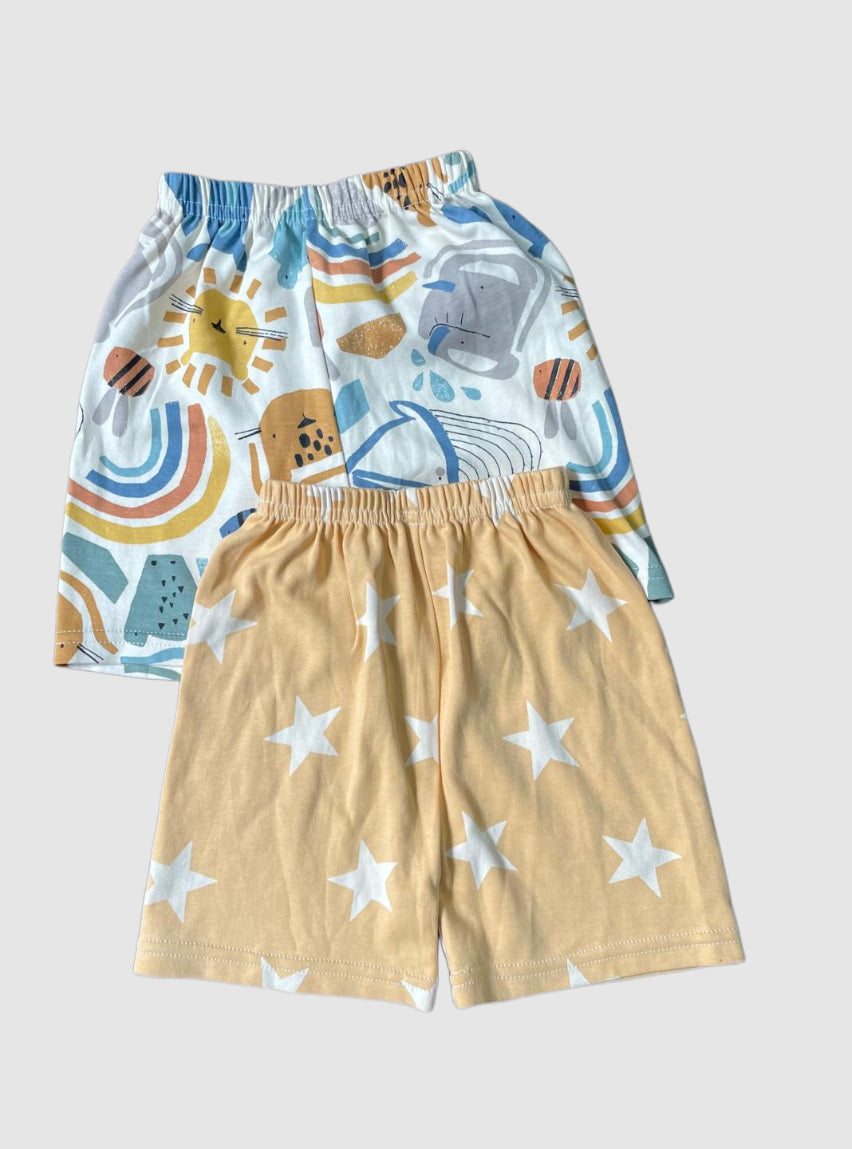 Kids Shorts 18 - 24 Months (Combo pack) - Sandal Star desigen