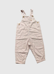 Kids  Dungaree- Pink Stripe