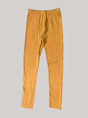 Girls Leggings 12 - 13 Years - Gold yellow
