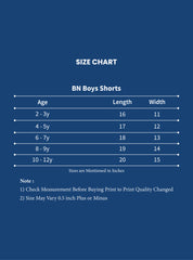 Boys Shorts - Red Navy Blue Random Dots Pattern