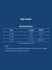Girls Shorts - Yellow colour & flower