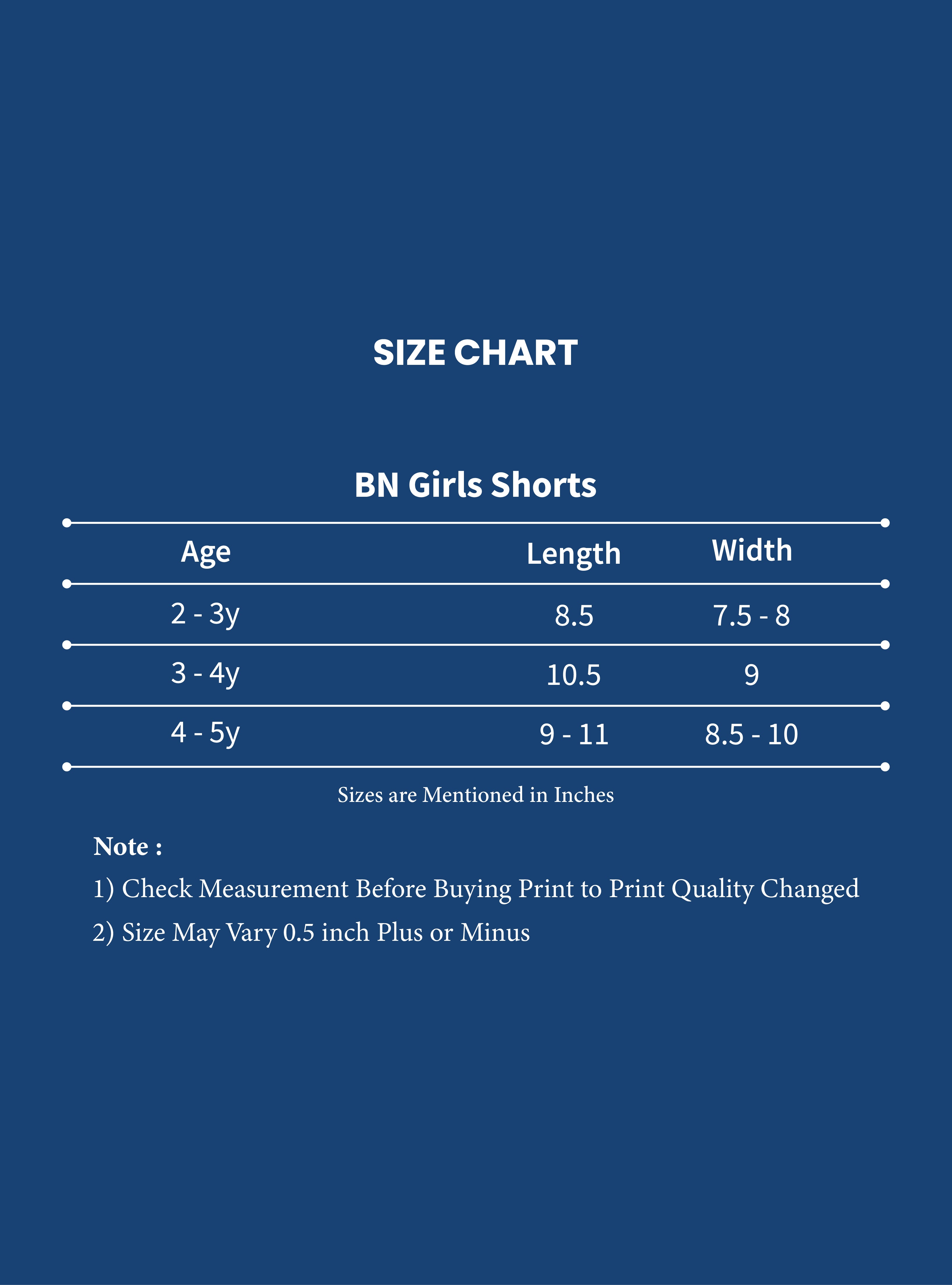 Girls Shorts - Pink , Yellow & Violet mix