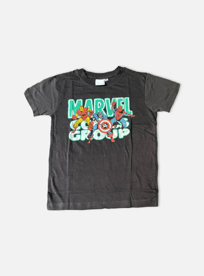 Boys T-Shirt -Marvel Avengers Black