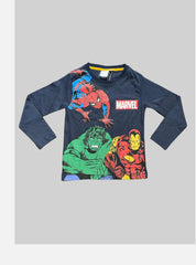 Boys T-Shirt (5-6Years) - Blue  Marvel