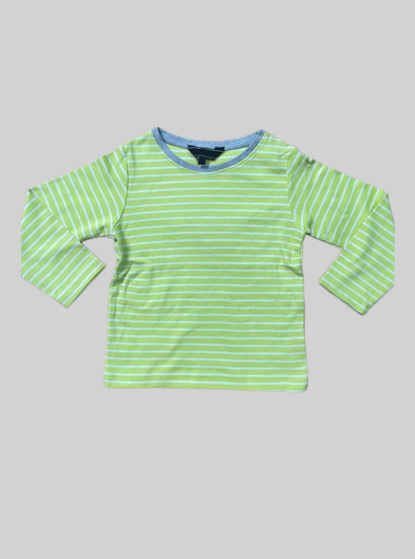 Boys T-Shirts - Yellow White Strips