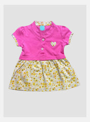 Kids Frock N - Full pink and little heart