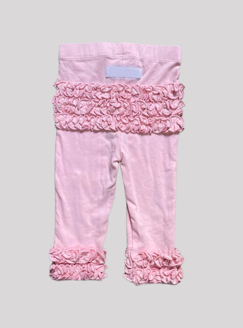 Girls Ruffle Pant 6 - 12 Months - pink