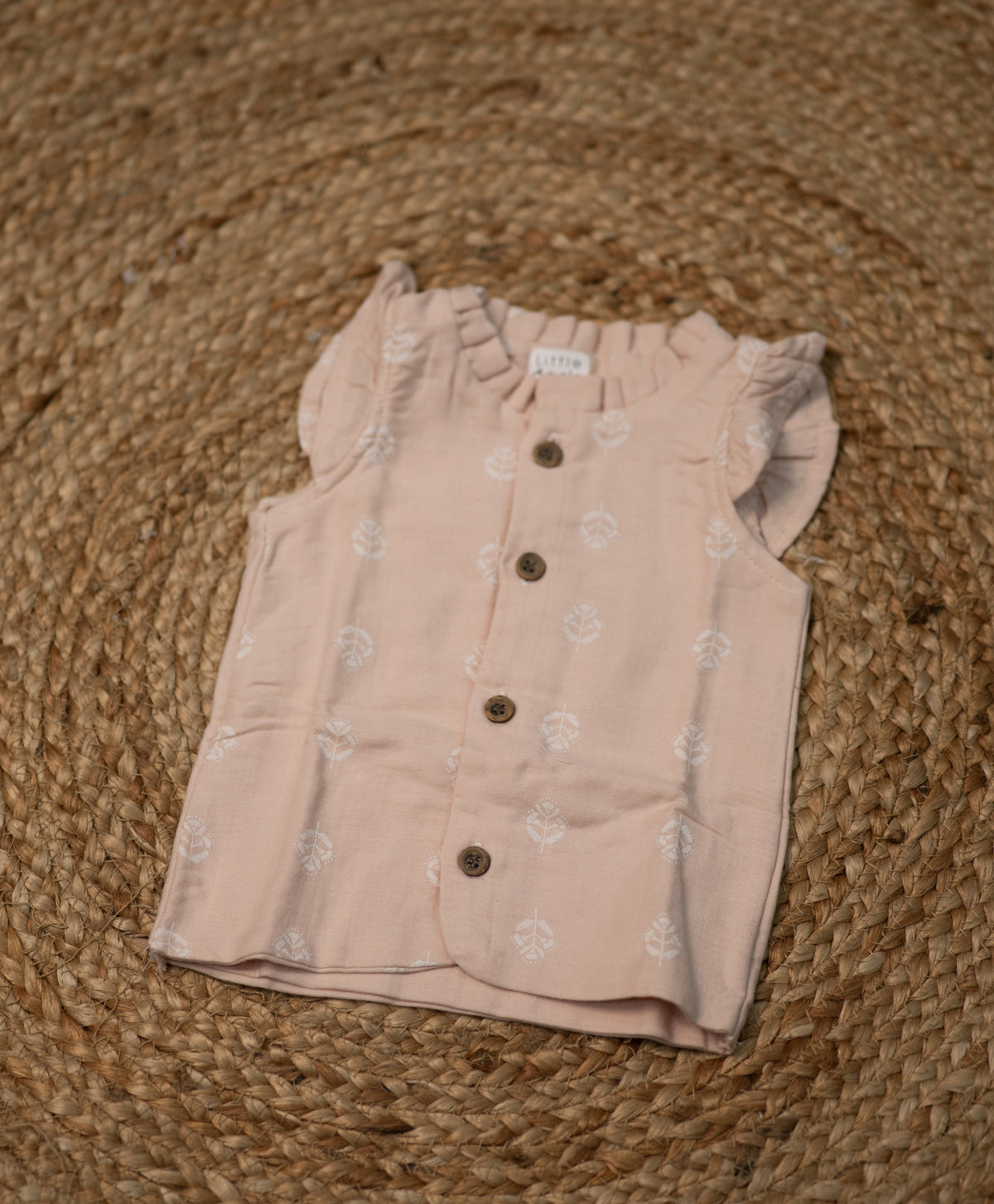 Girls top - sandal base flower print