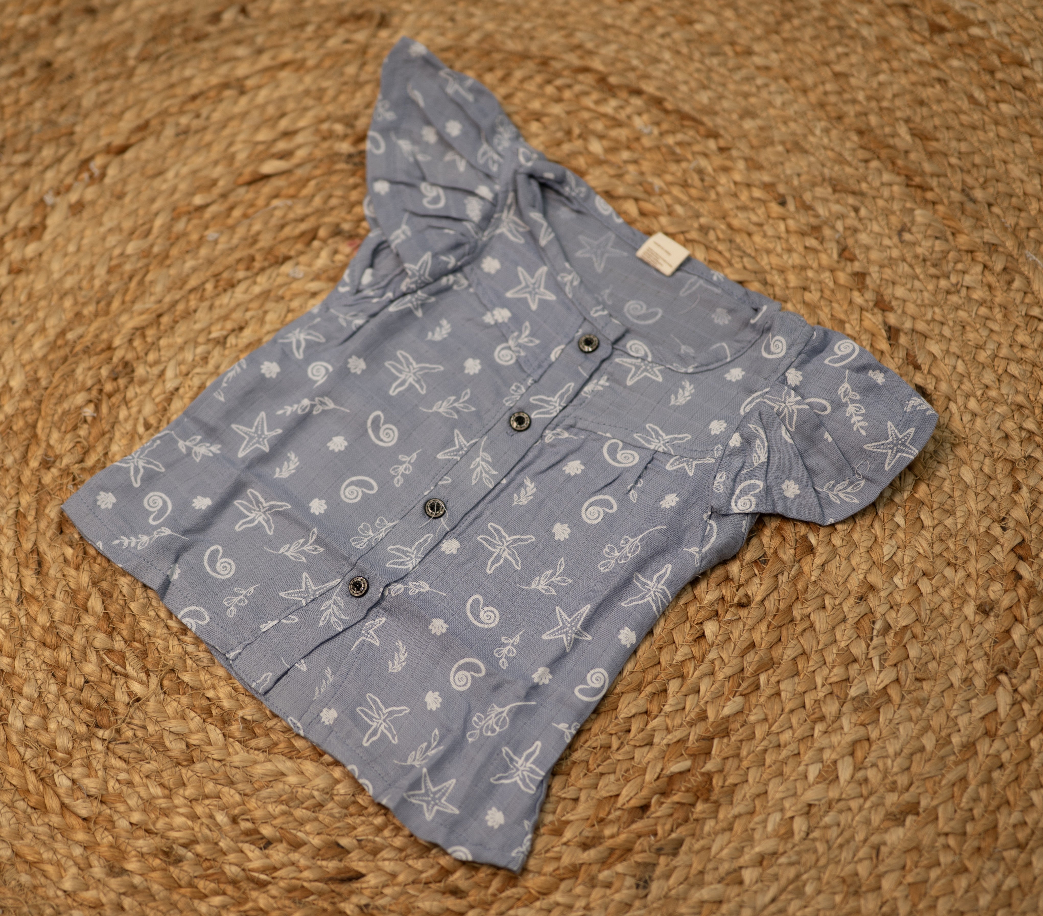 Girls shorts and top - gray color