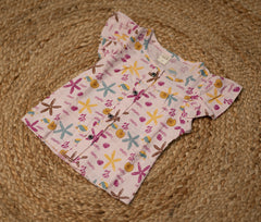 Girls shorts and top - pink color