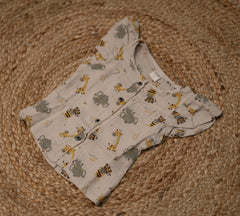 Girls shorts and top - light beige or cream color