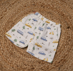 Girls shorts and top - white color