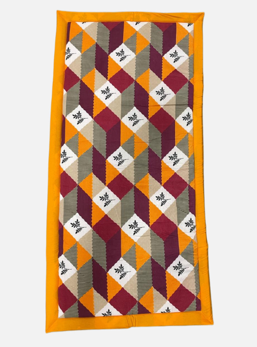 Paibed - Geometric Design Orange Border