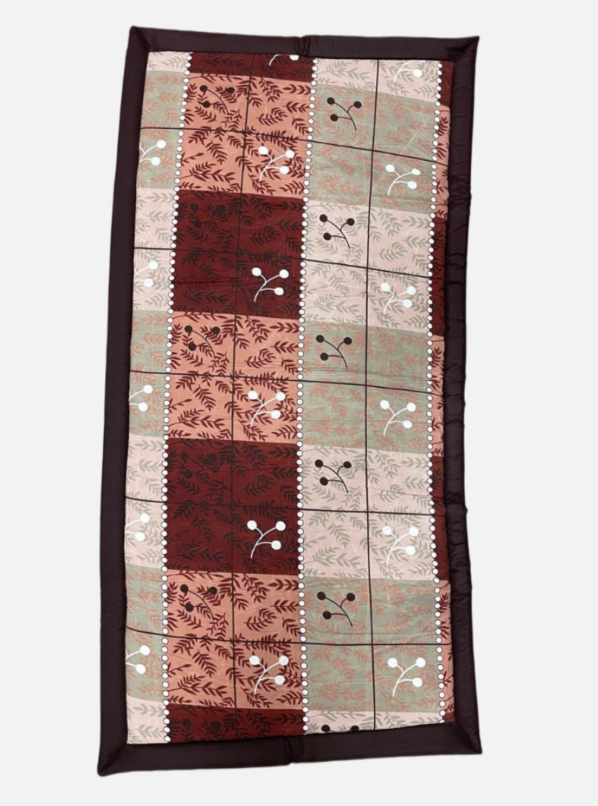 Paibed - Leaf Brown Box Brown Border
