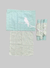 Placemats with Napkin set - White Bird