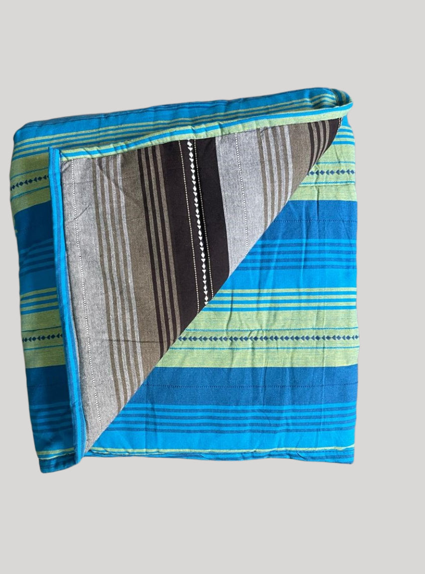 "Reversible Quilts" - Blue and Black