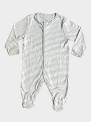 SS  baby jumpsuits - Sandal White Stripes