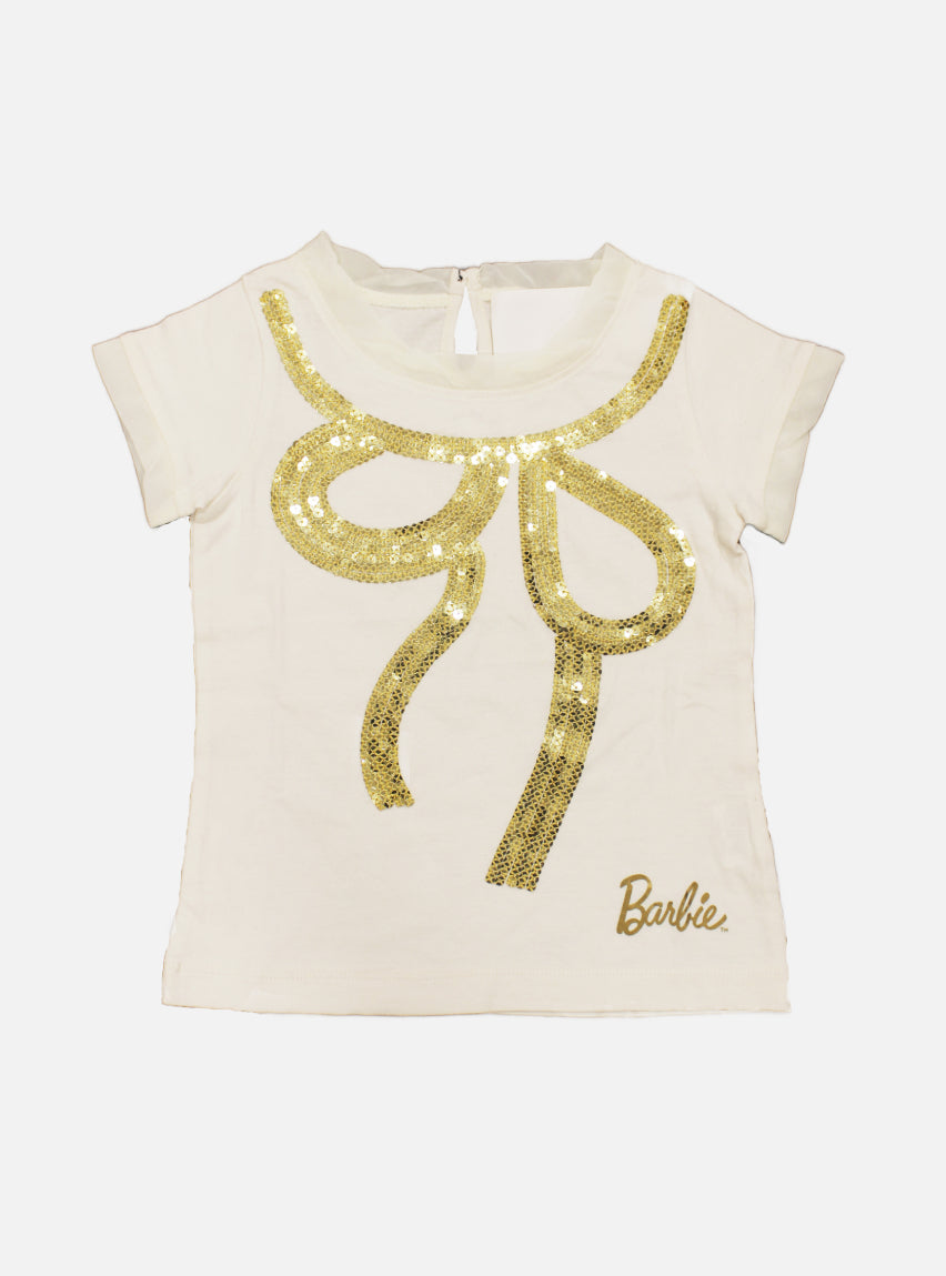 Sequin Tees - Sandal Gold Design