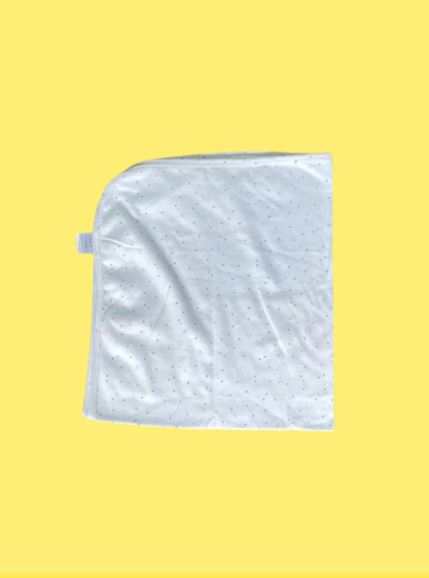 Small Wrap Towel Without Cap- White Dots