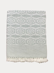 Soft Jacquard Blankets - Light Green