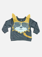 Sweatshirt - Dark Gray Sandal Cat