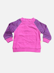 Sweatshirt - Pink Blue Stripes