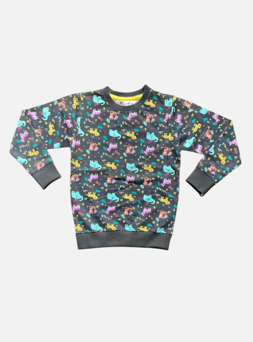 Sweatshirts - Dark Gray Animals