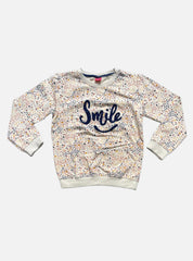 Sweatshirts - Sandal Brown Leaf Dots