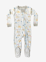 Baby Jumpsuit - Light Blue Bear