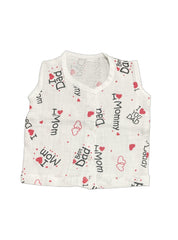 Muslin Jabla - I Love Mom Dad
