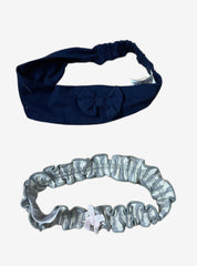 Baby Headband (Elastic) - Sandal with Blue