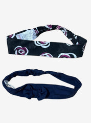Baby Headband (Elastic) - Blue Rose Flower