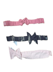 Kids Headband ( Velcro-12-18 Month )-Pink Black