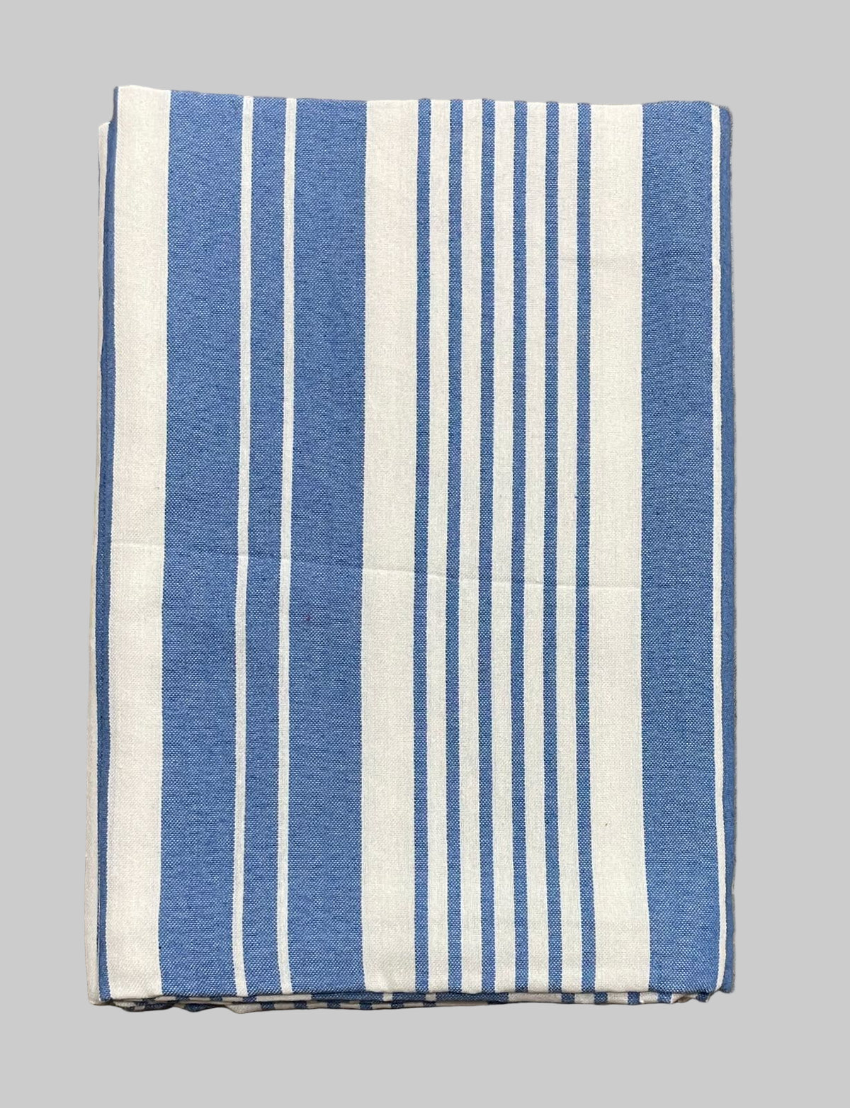 Bedsheet - white and blue