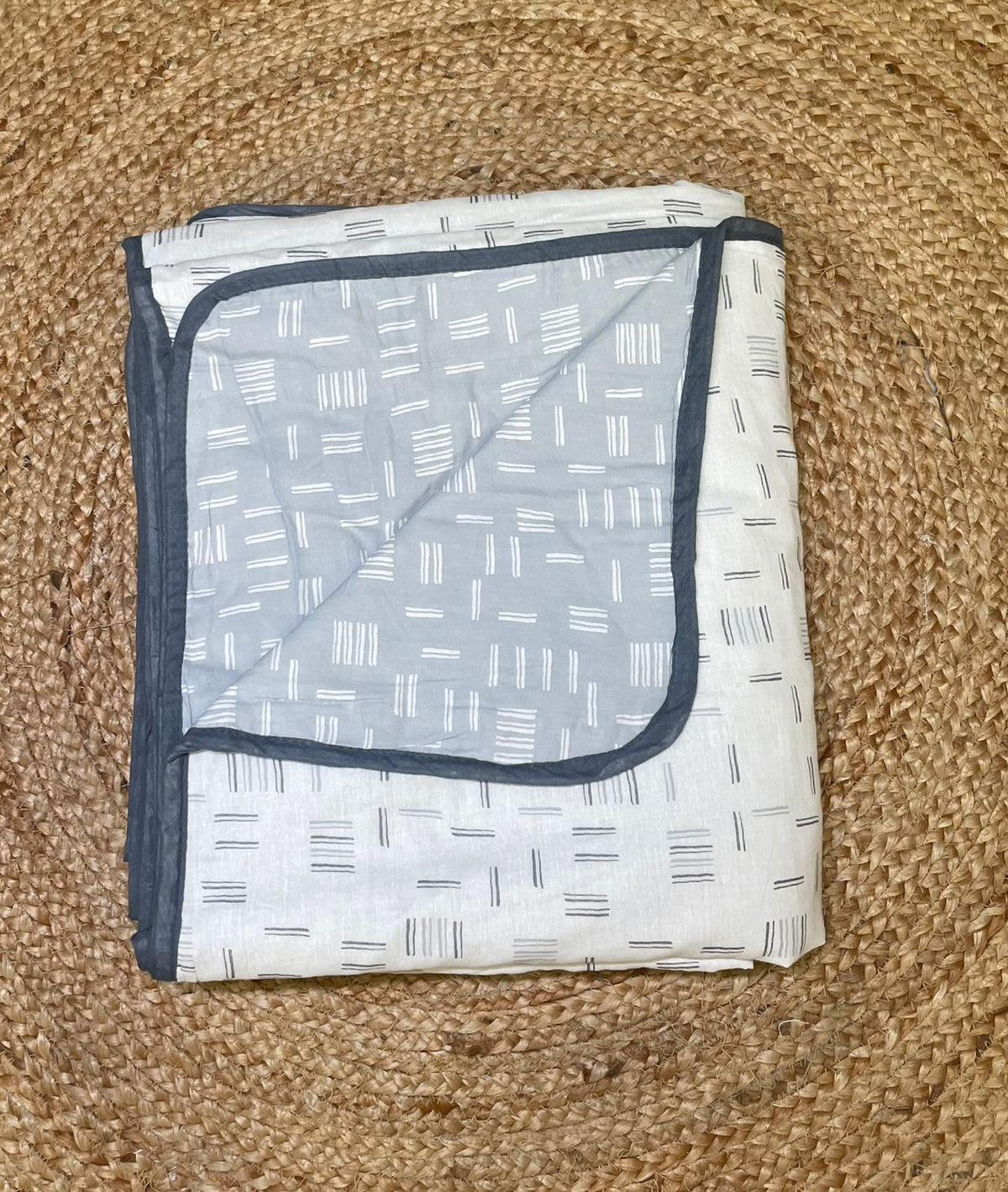 Double dohar - white and blue colour