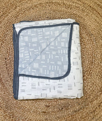 Double dohar - white and blue colour