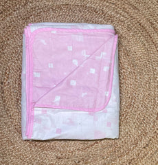 Double dohar - white and pink colour