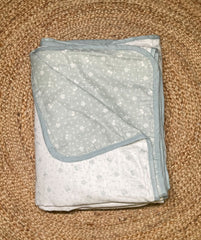 Double dohar - white and pestel colour