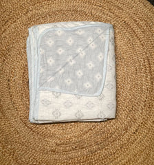 Double dohar - white and brown colour