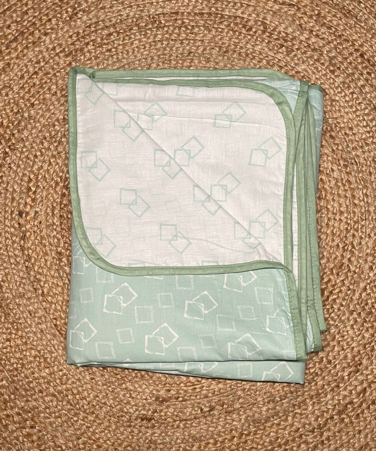 Double dohar - white and green colour