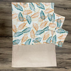 Queen Size Border Bedspread Leaf Sandal Border