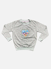 Sweatshirts - Green Flower Mickey Minnie