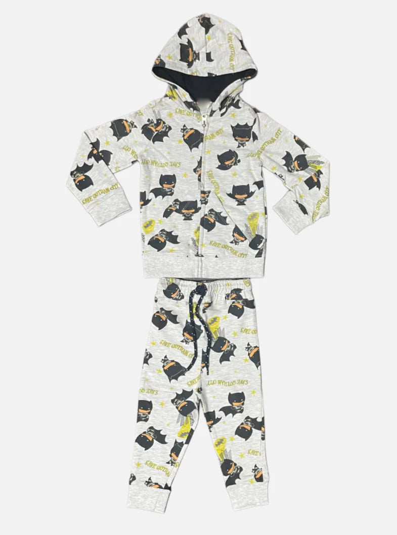 Hoodie - Gray Baby Batman