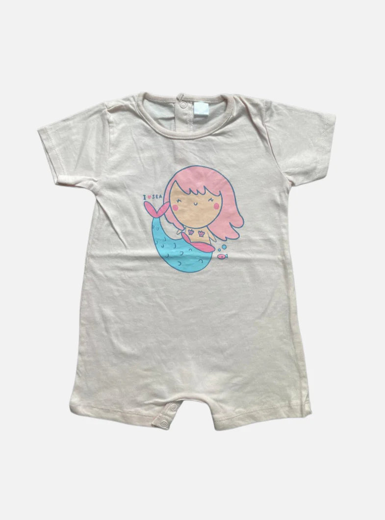 Half Jumpsuit - Light Pink I Love Sea Girl