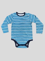 Baby Romper(18-24 Months )  - White Stripe