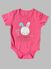Baby Romper - Pink Rabbit Bunny